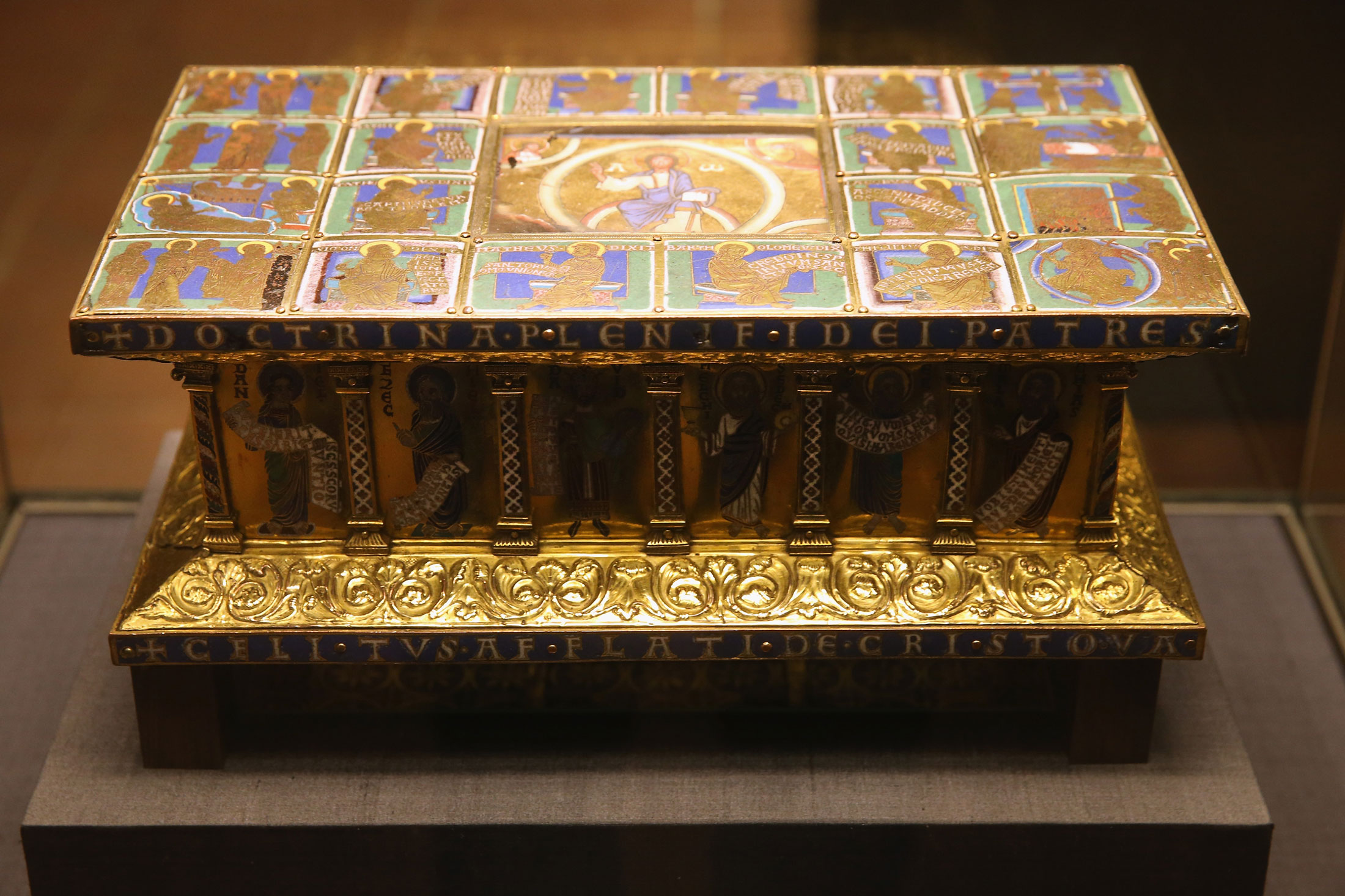 The Portable Alter of Eilbertus on display at the Museum of Decorative Arts in Berlin on Feb. 26, 2015.