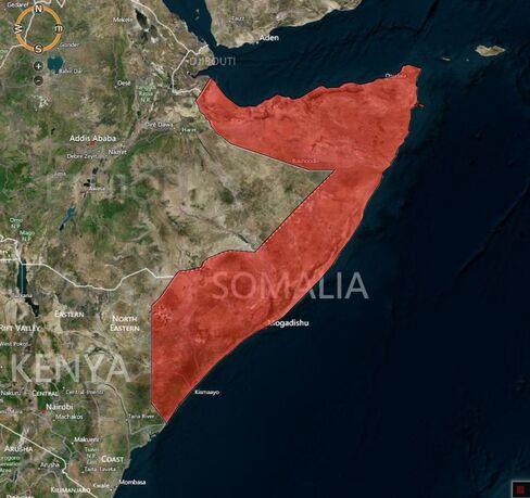MAP: Somalia