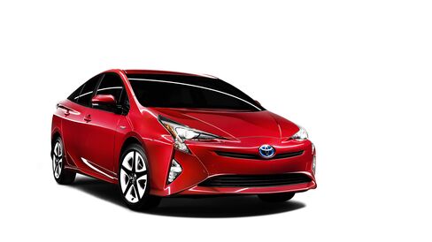 Gone is the iconic wedge shape of its pioneering Prius. Toyota has opted for sweeping design changes that feature a lower hood and sharp creases.