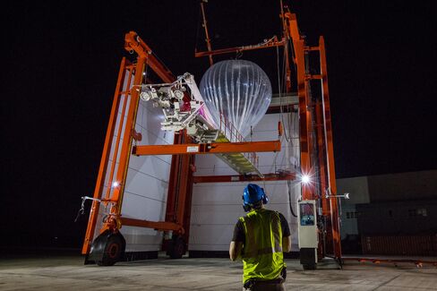 Google’s Loon balloon.
