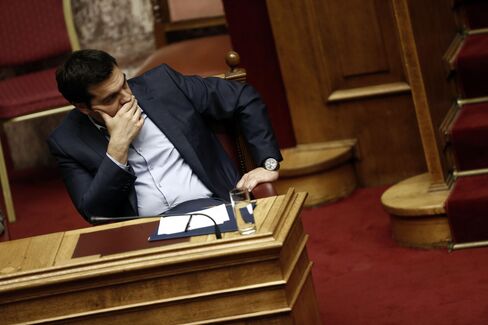 Alexis Tsipras, primeiro-ministro da Grécia, em Atenas, Grécia. Fotógrafo: Kostas Tsironis / Bloomberg