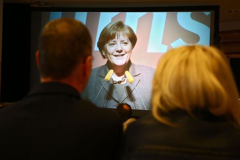 CDU Campaigns In Aalen, Baden-Wuerttemberg