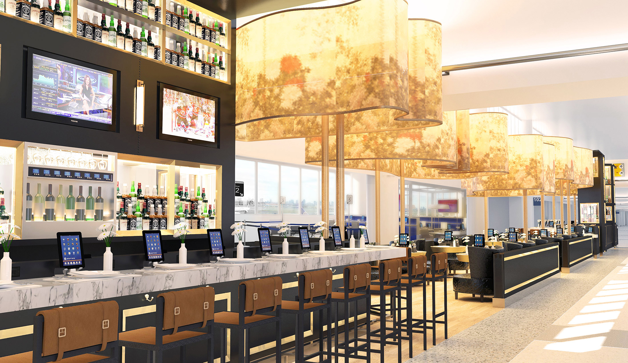 Massive Redesign Turns Newark Airport Terminal Into A Foodie Theme Park ...