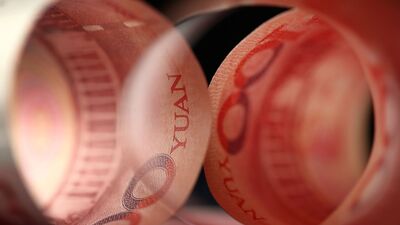 Stocks Boards And Chinese Yuan Banknotes AS China Devalues Yuan by Most in Two Decades