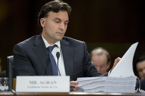 Gregory Agran, co-head of the global commodities group at Goldman Sachs, during the Senate Subcommittee hearing.