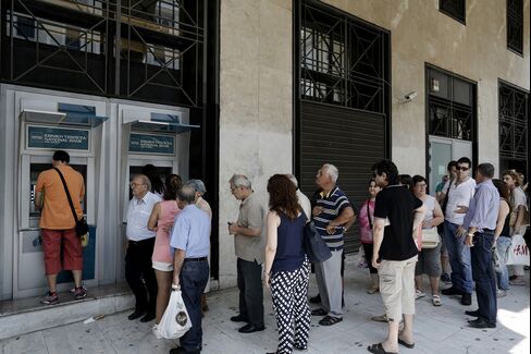 Greek ATM queues