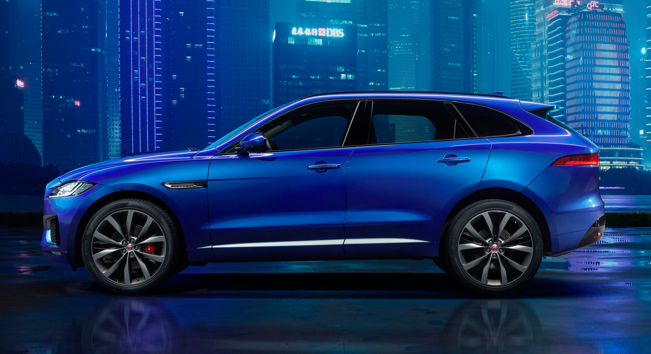 The 2017 Jaguar F-Pace.