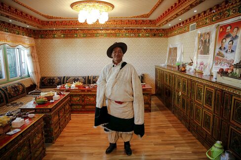 Chinese subsidies covered a third of the cost of building Lobsang’s house.