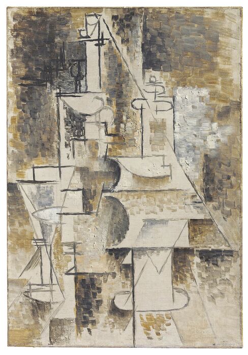 Pablo Picasso's "La Carafe (Bouteille et verre)"