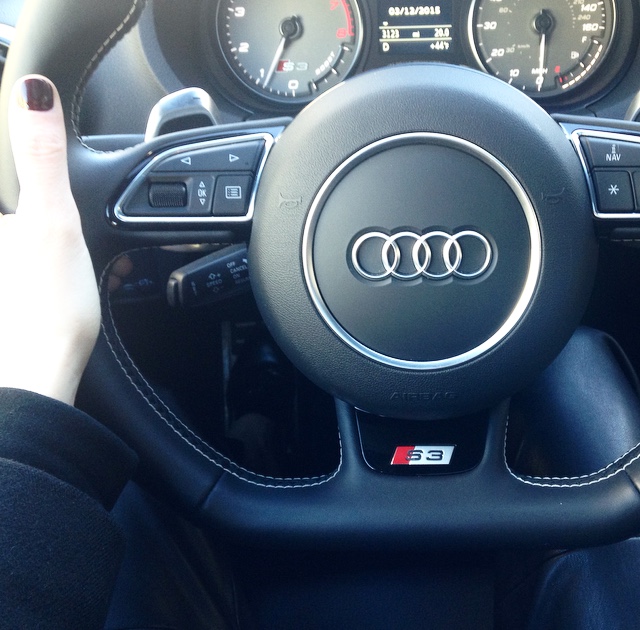 Audi A3 steering wheel