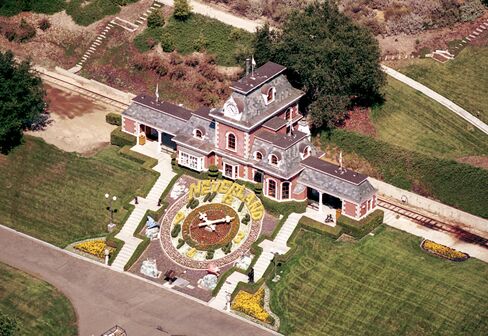 The amusement park and zoo may be no more, but the Neverland Valley Ranch train station endures.