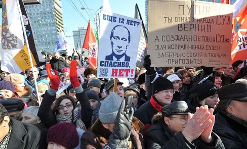 The anti-Putin rallies led to a Kremlin pushback