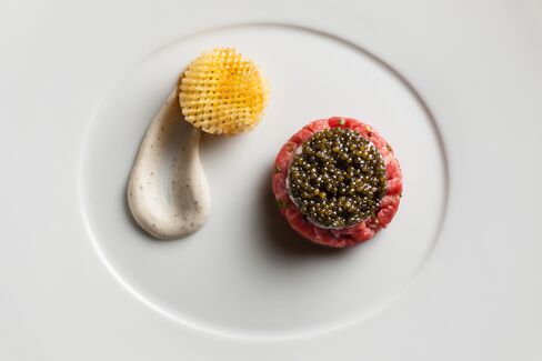 Le Bernardin, Eric Ripert's seafood restaurant in the Theater District (which also happens to serve a mean steak tartare), maintains three Michelin stars.