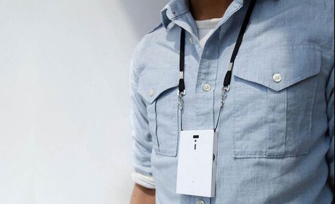 Humanyze makes smart work badges that track how you are speaking and who you are interacting with