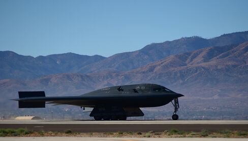 A B-2 Stealth Bomber. Photographer: Frederic J.Brown/AFP via Getty Images
