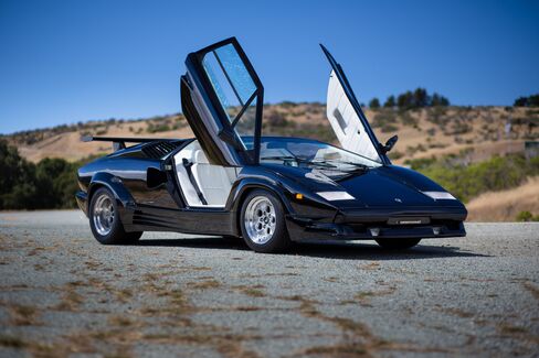 A 1989 Lamborghini Countach, the stuff of Gen-X school-boy fantasies.