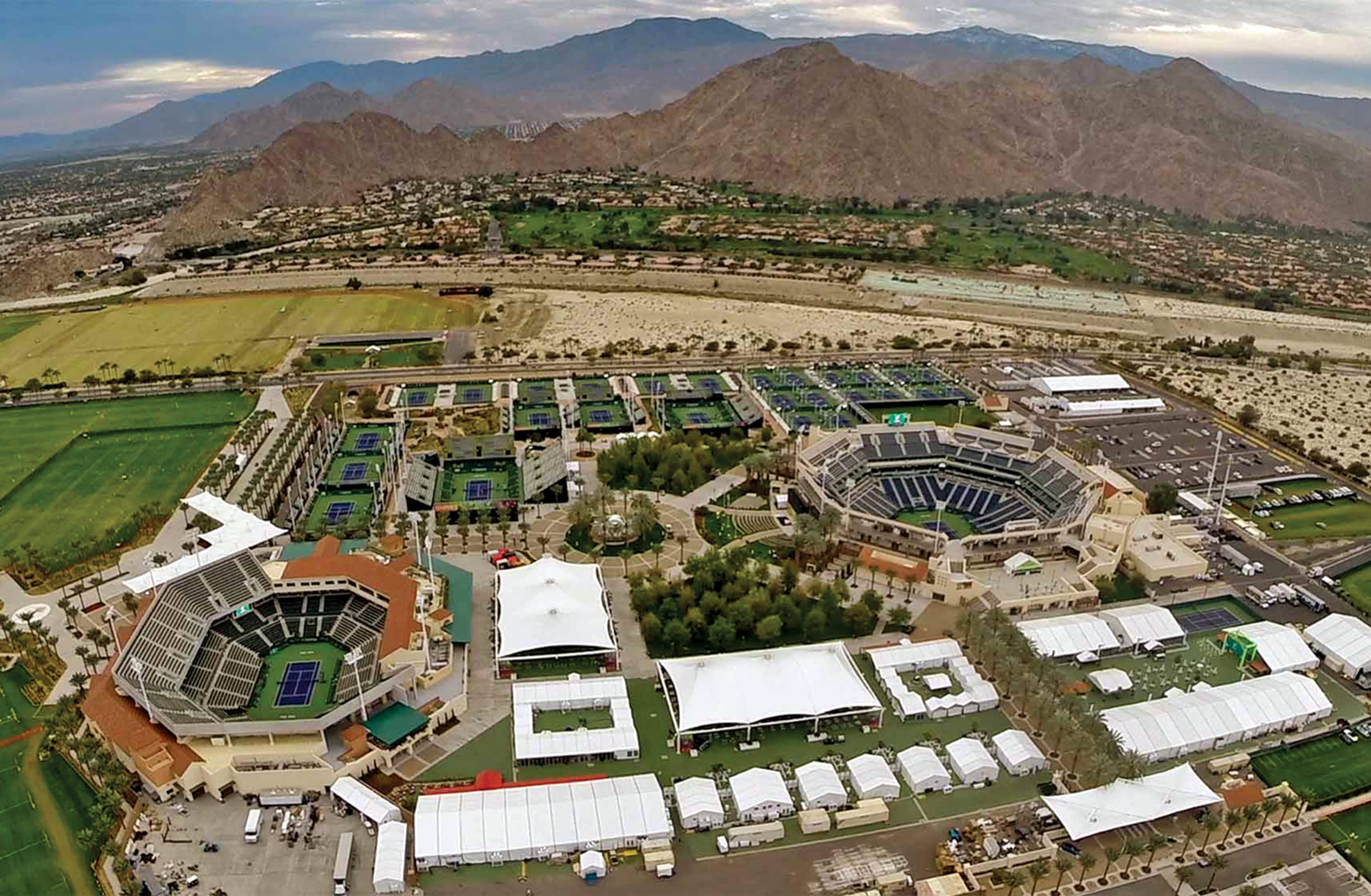 The Indian Wells Tennis Garden hosted 456,000 fans this year.