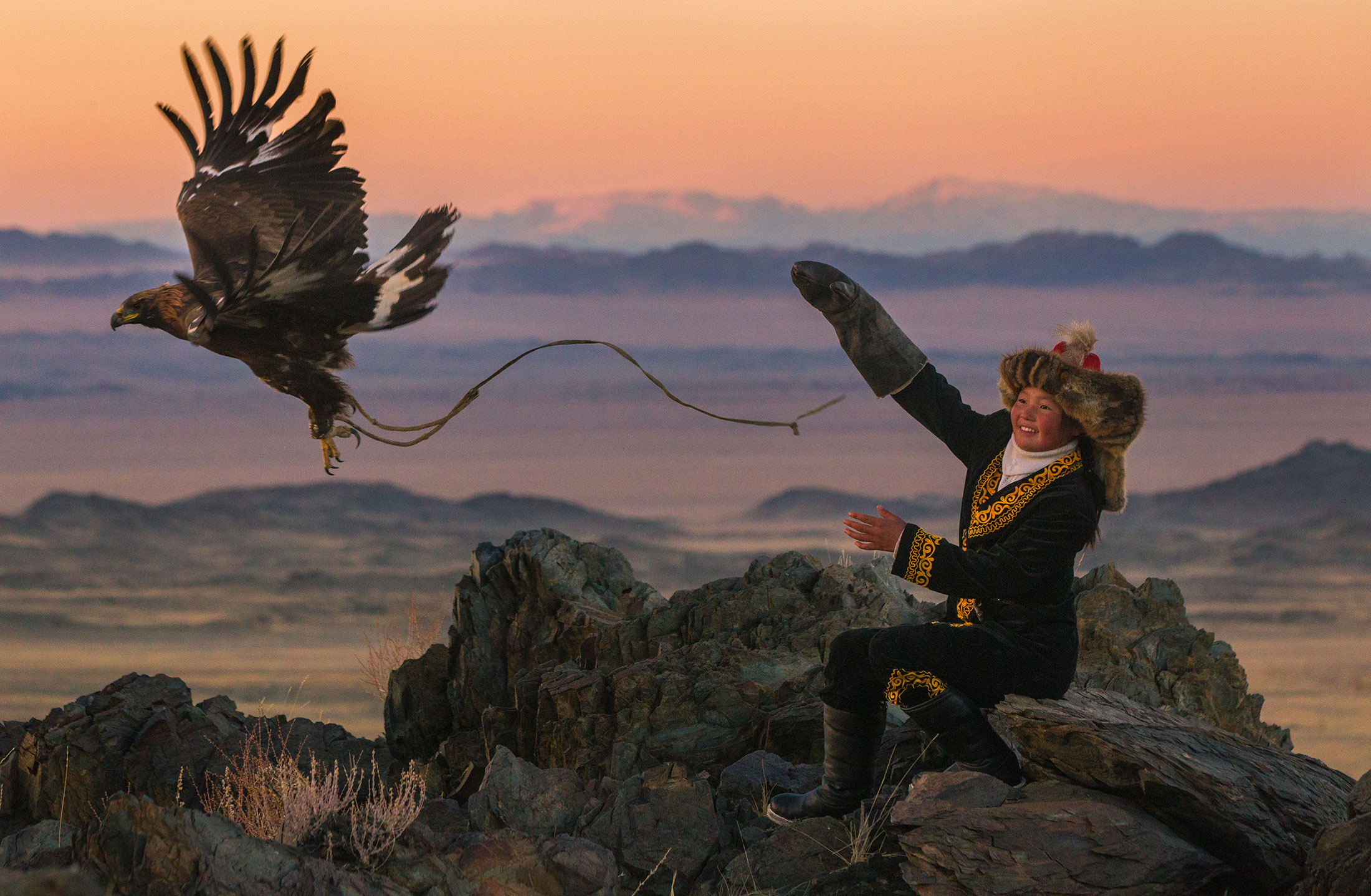 Kazakh Eagle Hunters