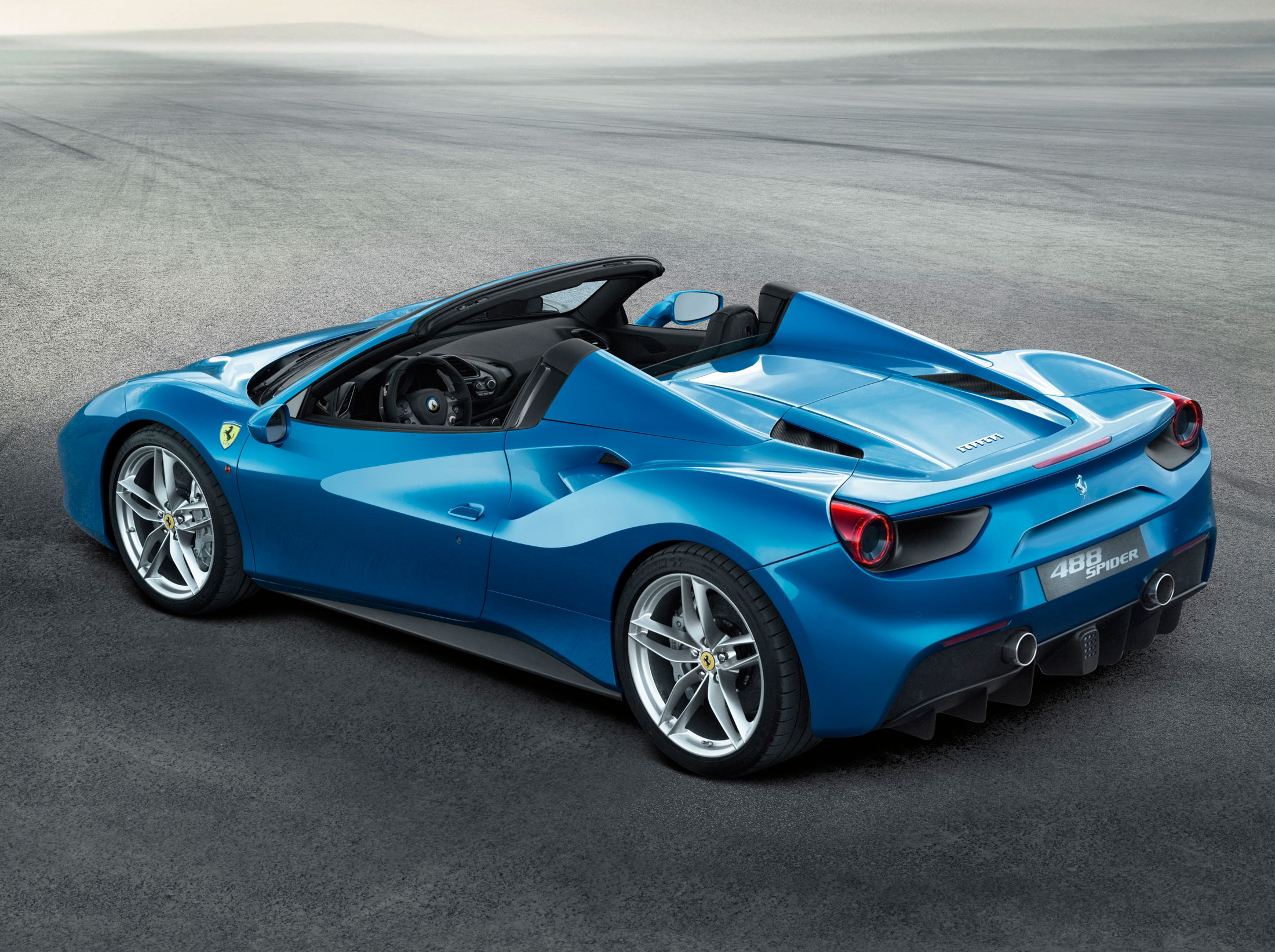 The 2017 Ferrari 488 Spider.