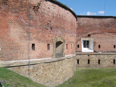 €450,000: Built in 1853, the Fort of Olomouc is surrounded by a moat.