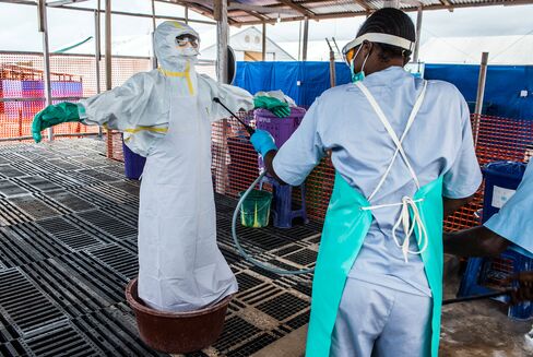 Ebola Treatment Center As Guinea Economy Rebuilds Ahead Of October Election