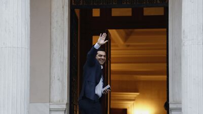 Greece's prime minister Alexis Tsipras