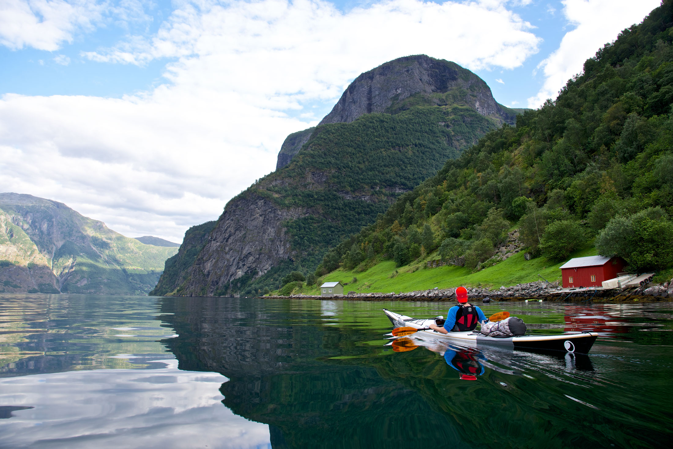 Kayaking, The Aurlandsfjorden