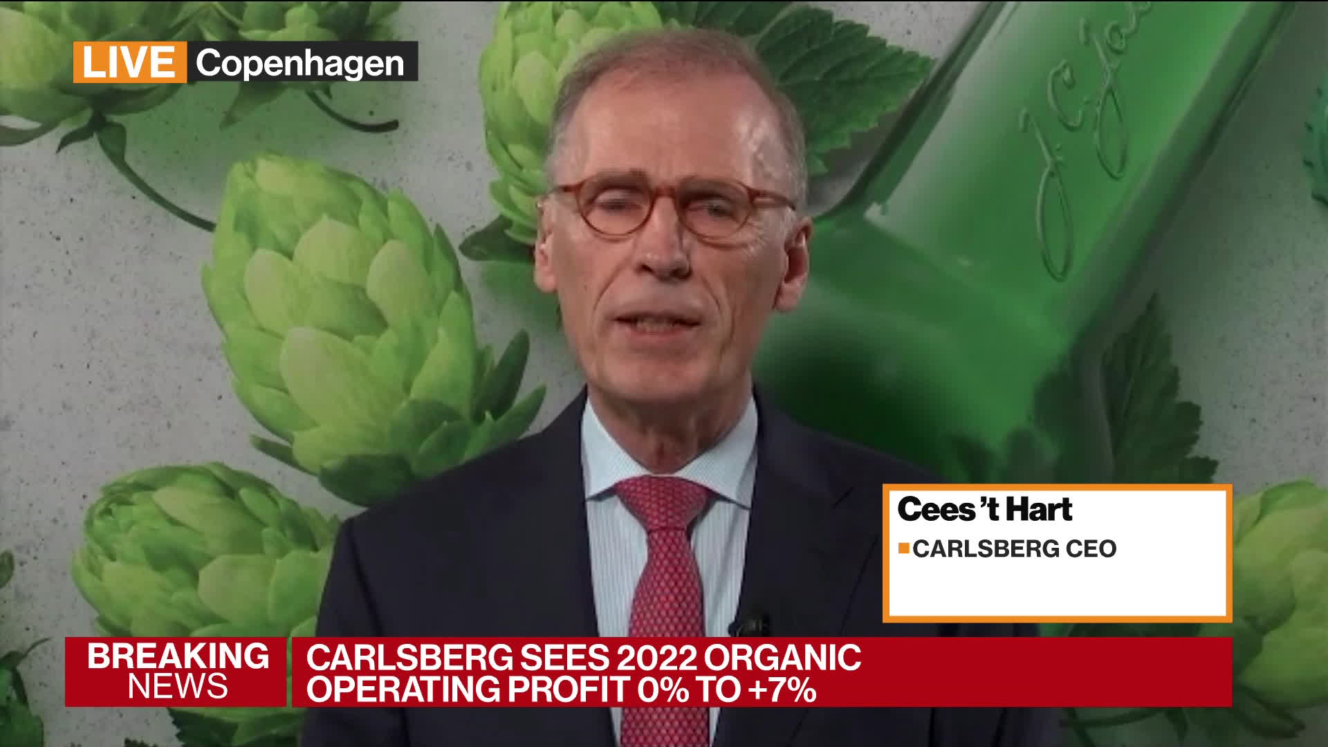 Watch Carlsberg CEO On FY Earnings Inflation Bloomberg