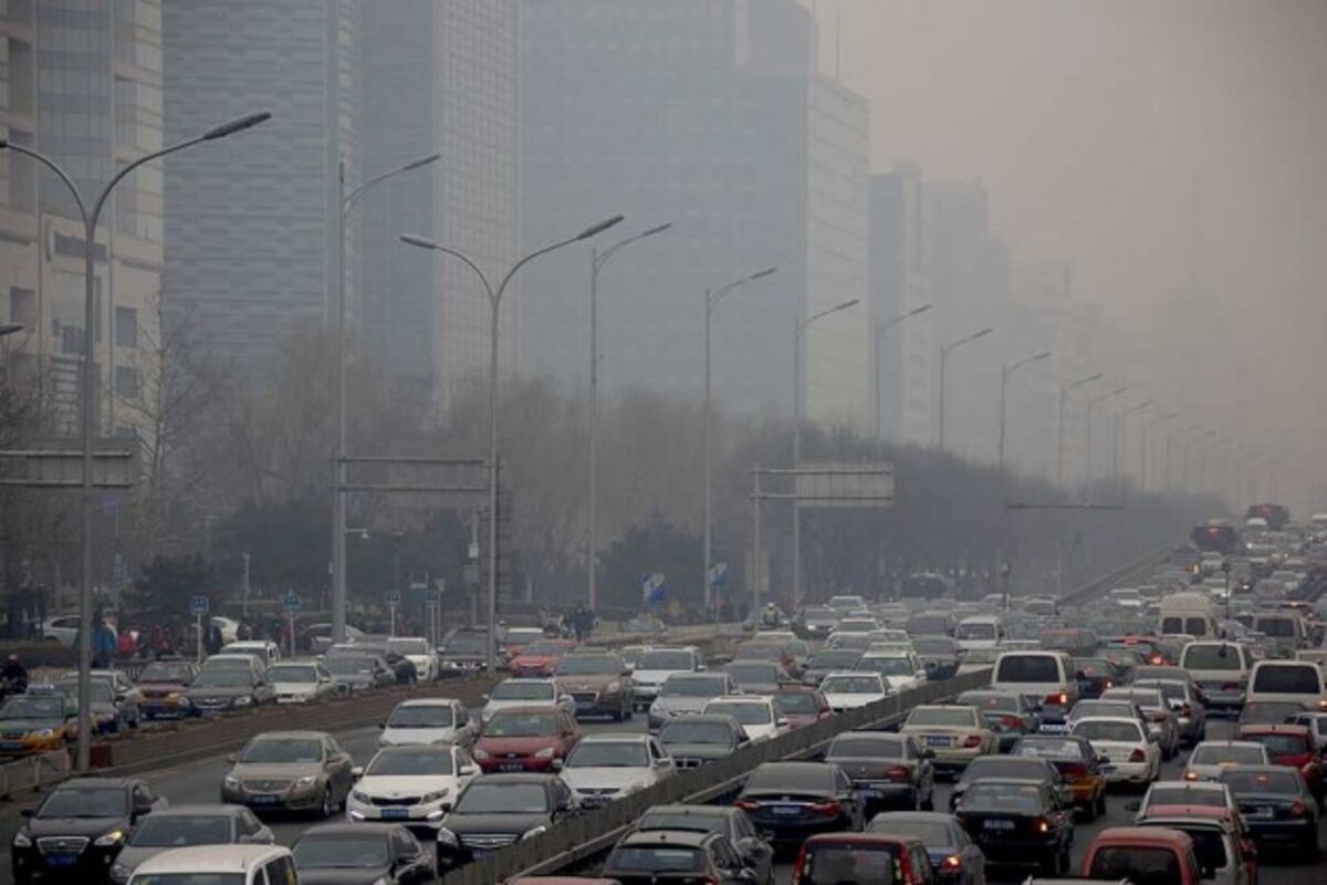 Загрязнение воздуха автомобилями