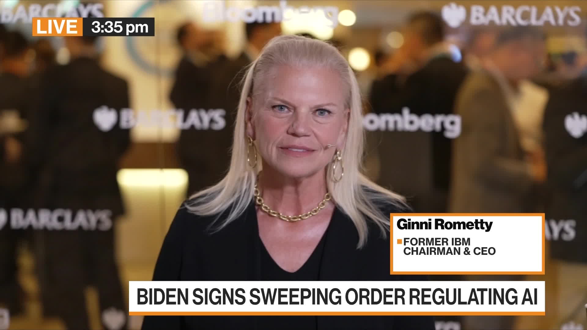 Watch Former Ibm Ceo Rometty On Ai Regulation Bloomberg