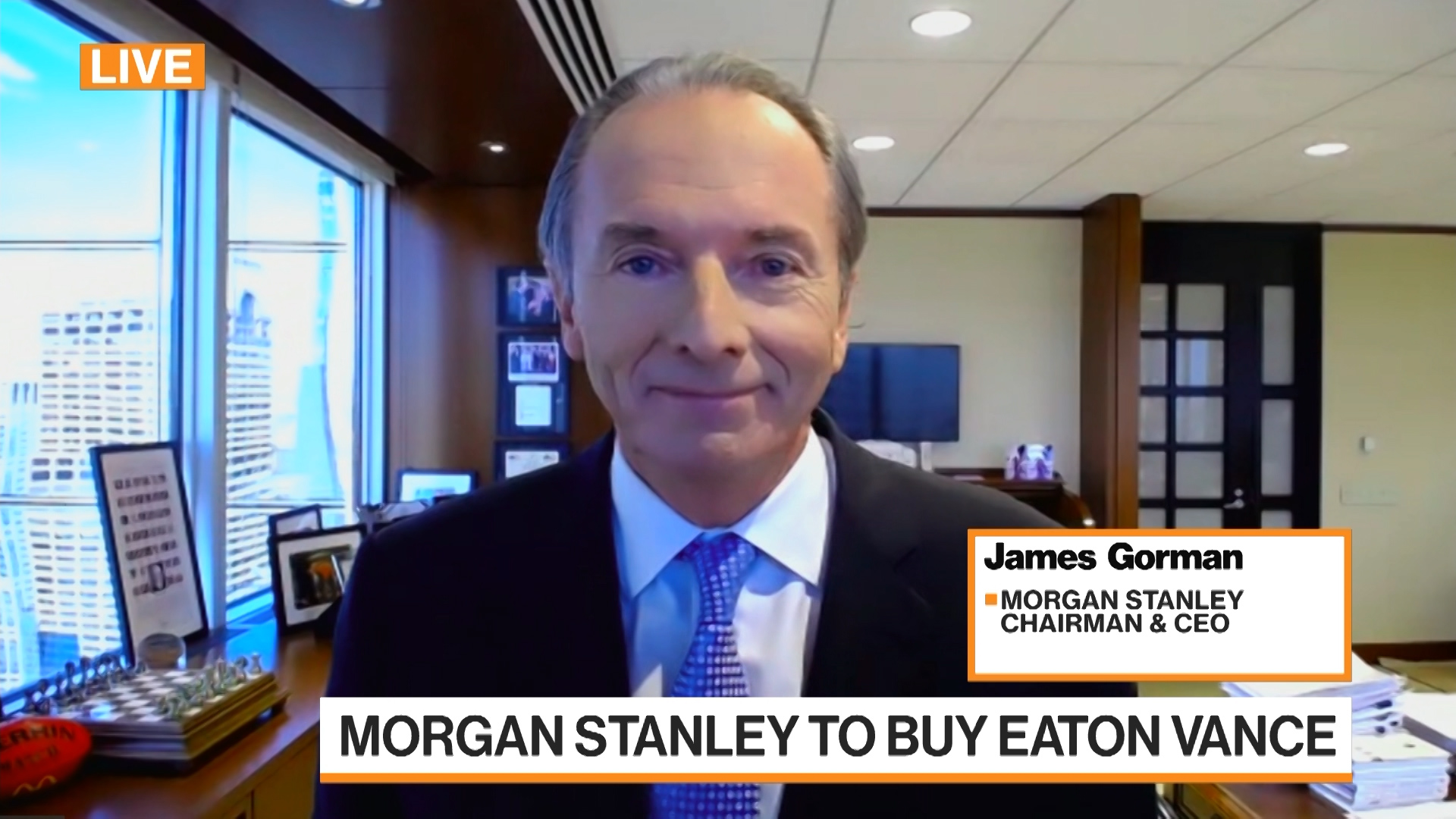 Watch Morgan Stanley S Gorman On Billion Eaton Vance Deal Video