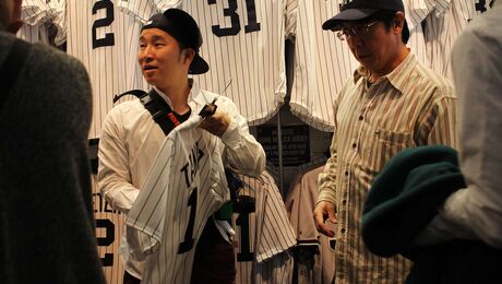 Saw this war crime at the MLB store in Seoul (Yankees hat and