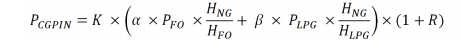 China natural gas pricing formula