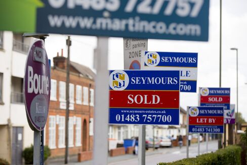 Estate Agents' For Sale Boards As No Letup In Property-Price Inflation