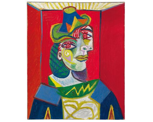 Pablo Picasso, Buste de femme (Femme à la résille), 1938