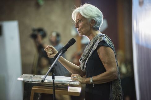 International Monetary Fund Managing Director Christine Lagarde

