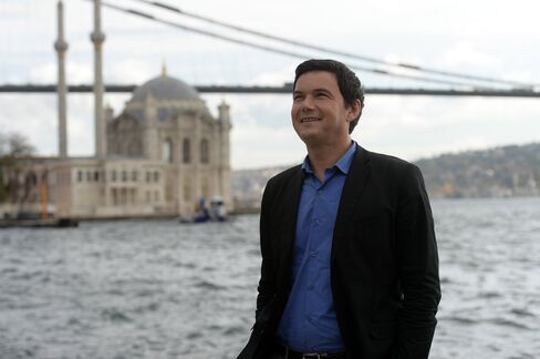 French economist Thomas Piketty in Istanbul