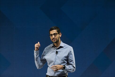 Sundar Pichai, chief executive officer of Google.