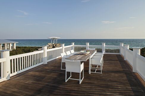 The view from the top of the house.