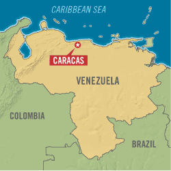 Map: Caracas, Venezuela - Bloomberg Business