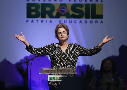 Rousseff in Brasilia on May 10.