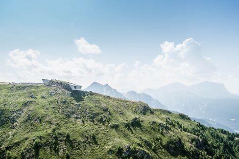 Designed by Zaha Hadid, the Corones museum is the sixth and final building in Messner’s series of museums