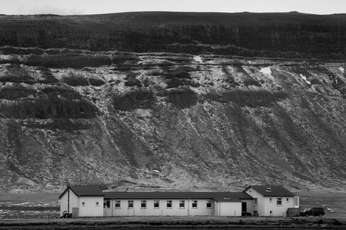 Kviabryggja Prison's single-story barracks.