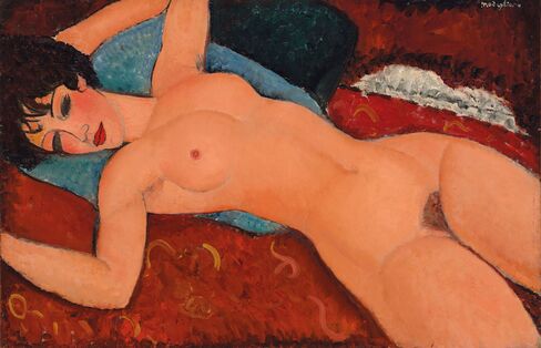 Amedeo Modigliani, Nu Couche, 1917-1918