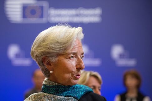 IMF managing director Christine Lagarde