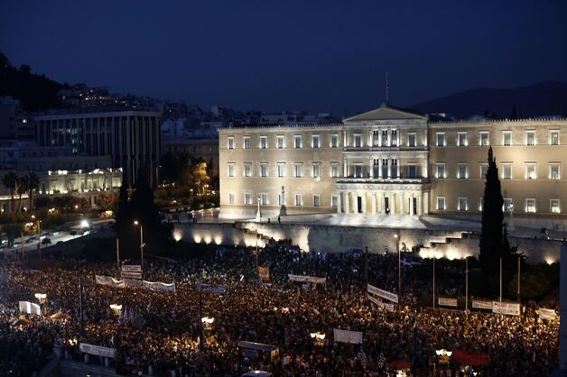 Anti Austerity Demonstration In Support Of Greek Government