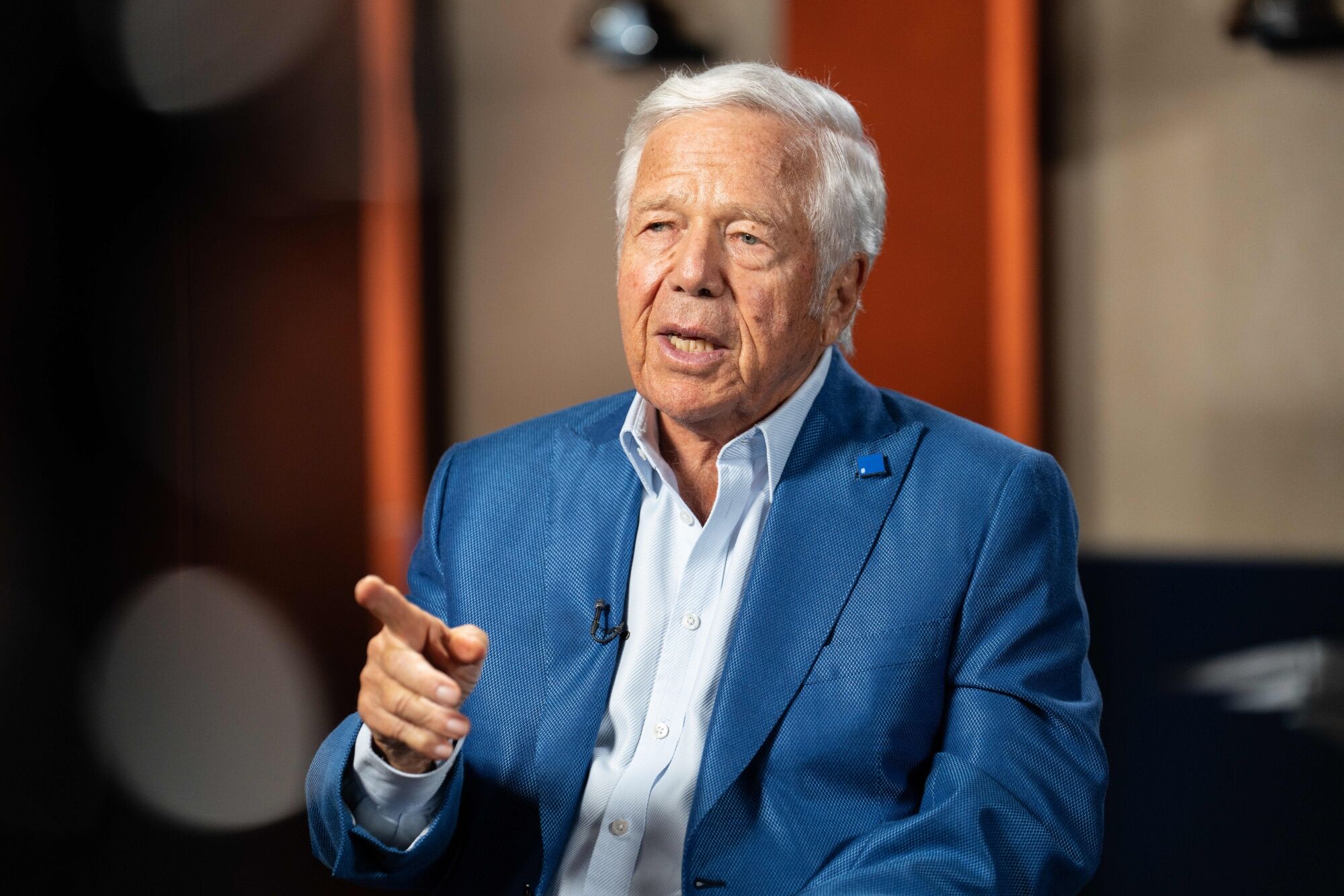 Patriots Owner Hits Campaign Trail to Help Son’s Mayoral Bid