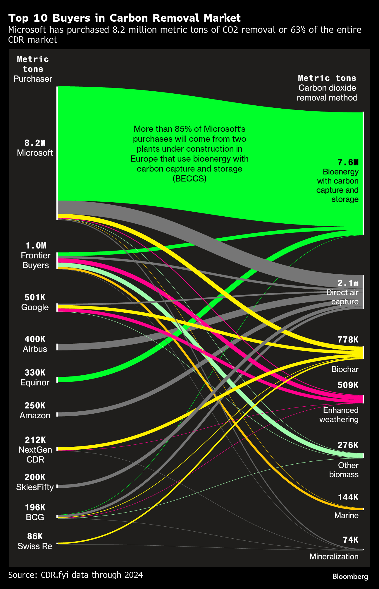 CHART: Top 10 Buyers in Carbon Removal Market
