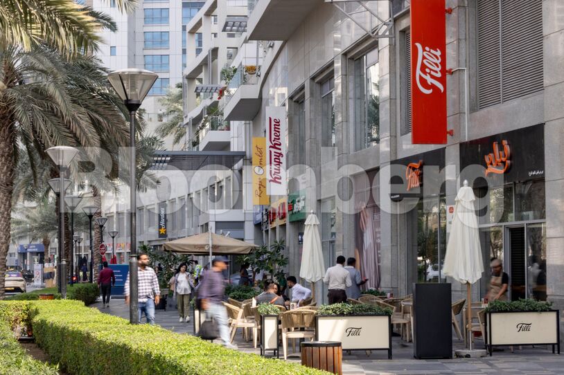 Dubai Business District as Iran Denies Report of US Outreach to End War