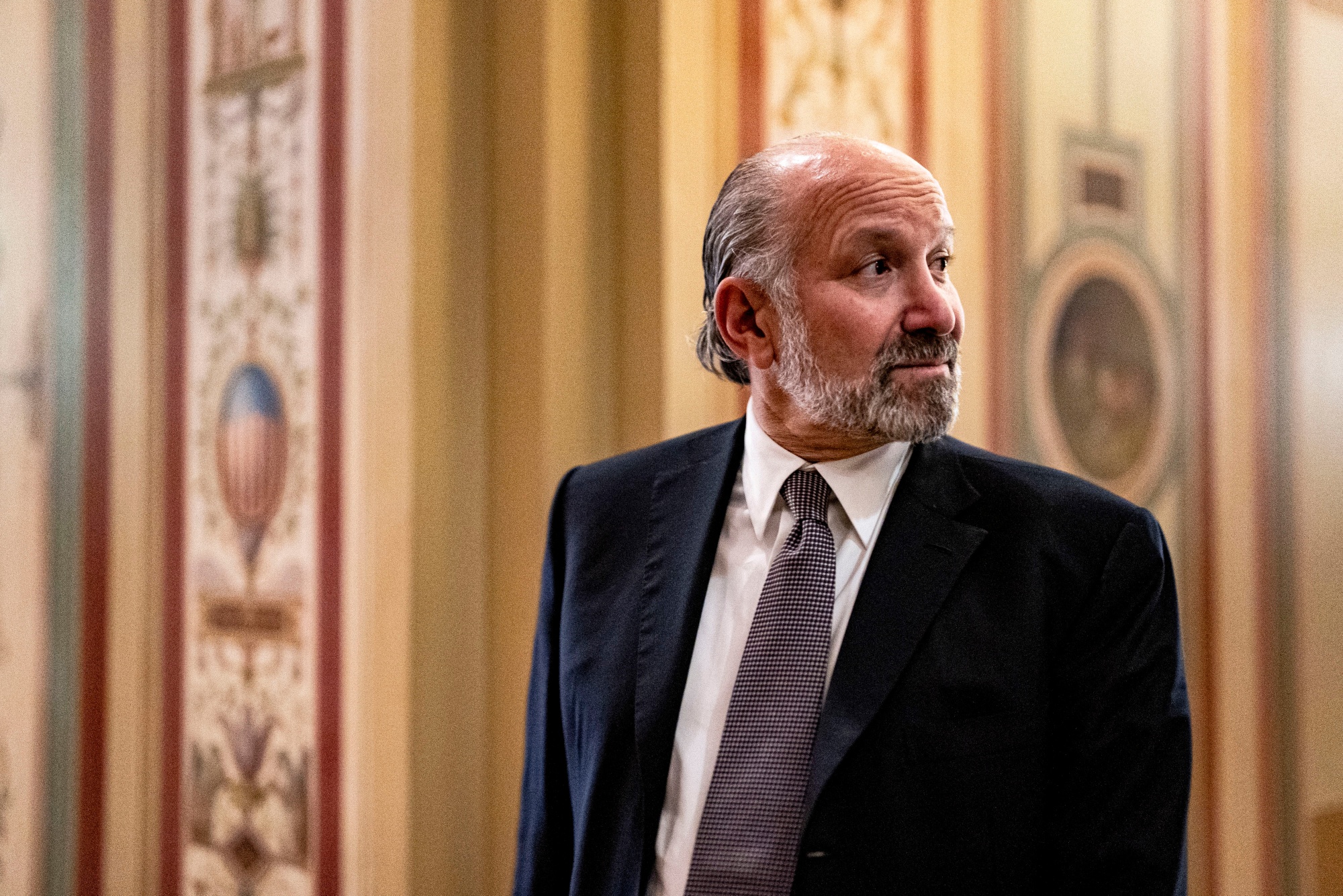 Howard Lutnick on Capitol Hill in Washington, in December.